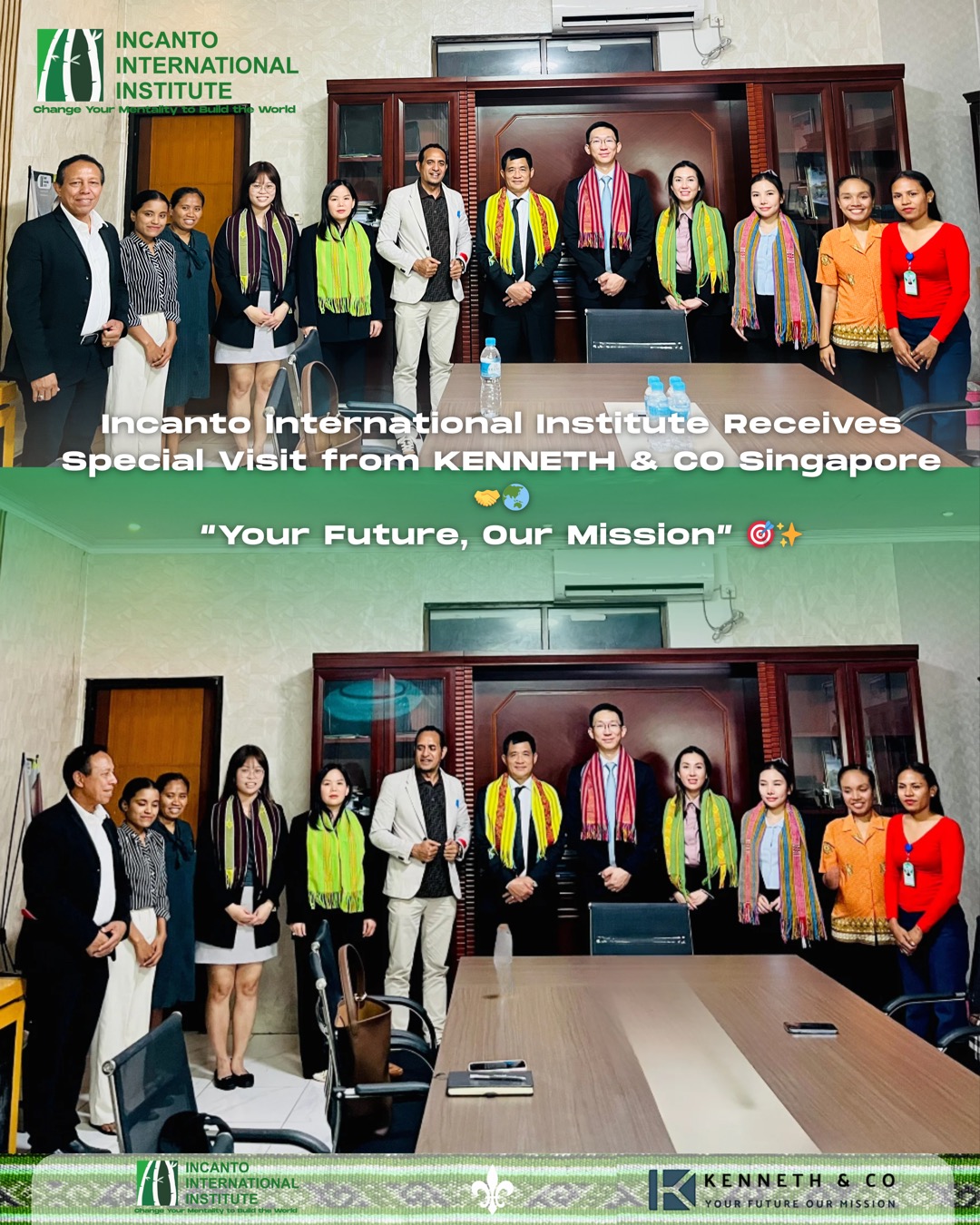 Incanto International Institute -  Incanto Receives Special Visit from Kenneth & Co - Trusted Immigration Specialist 🤝🌏  “Your Future, Our Mission” 🎯✨