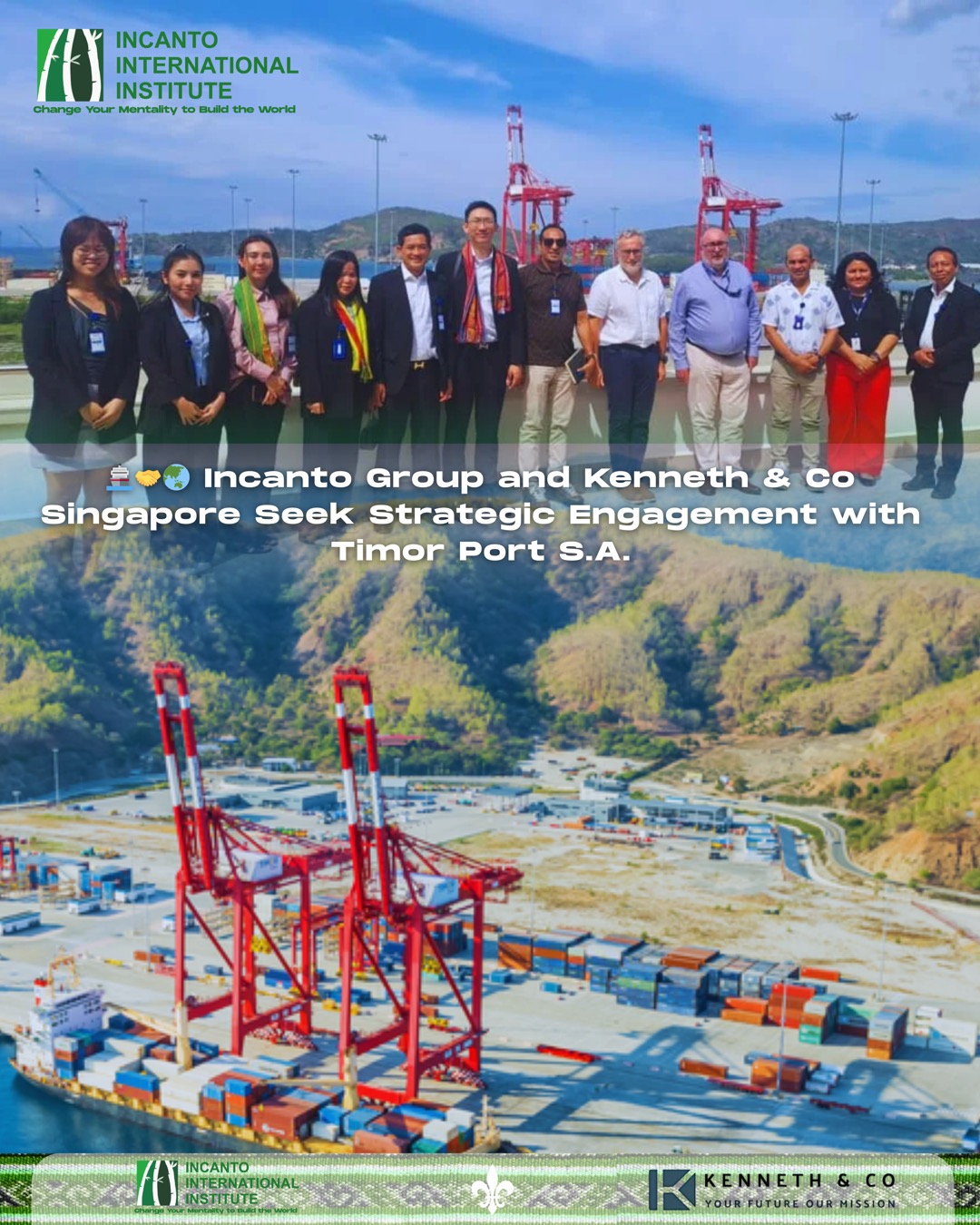 🚢🤝🌏 Incanto and Kenneth & Co - Trusted Immigration Specialist Singapore Seek Strategic Engagement with Timor Port S.A.