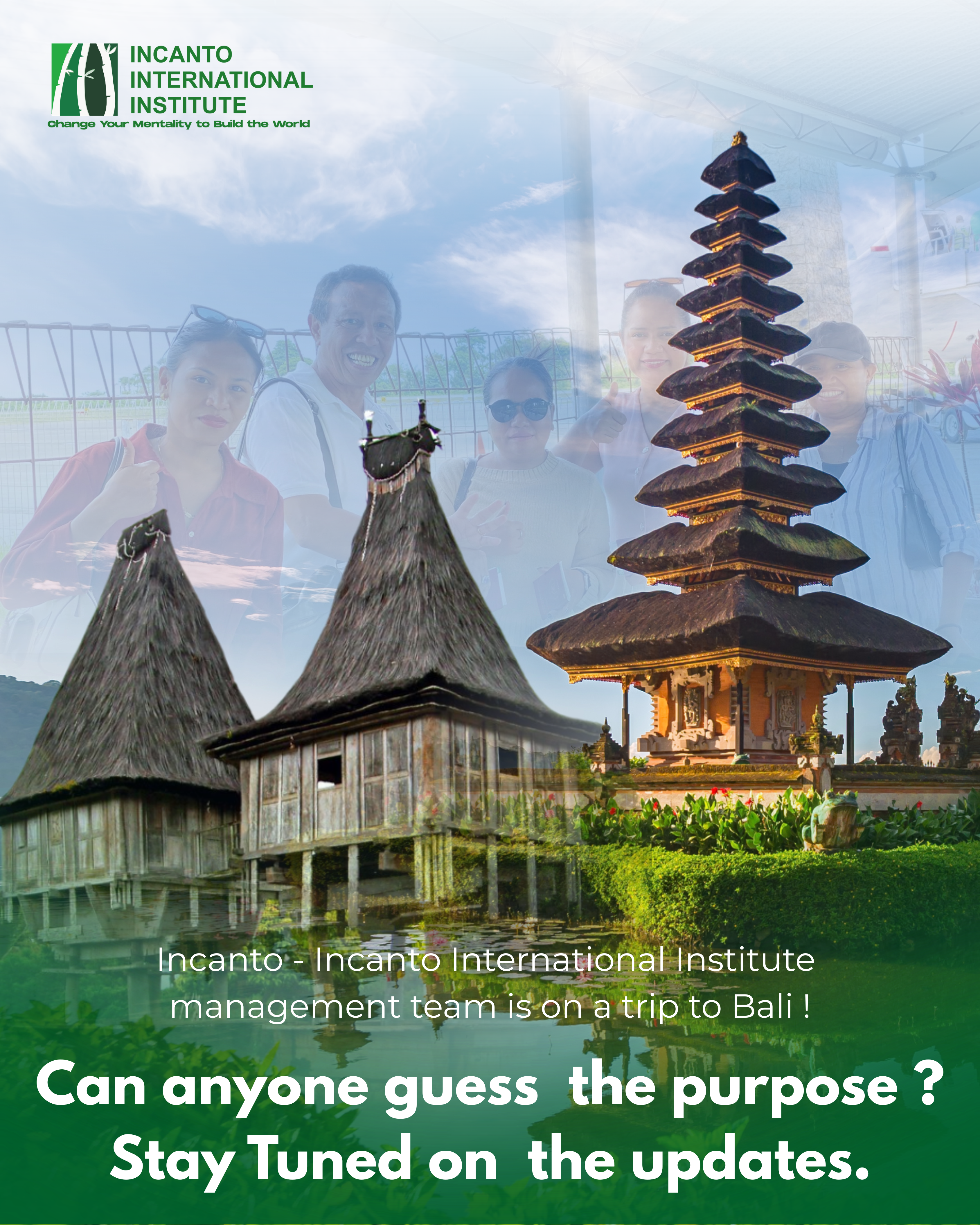 🌴✈️ Incanto– Incanto International Institute Management Team is in Bali! 🇮🇩✨ 